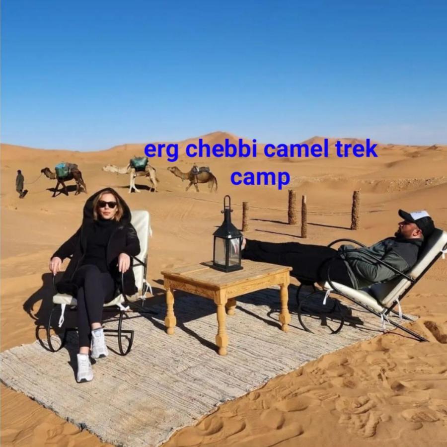 Erg Chebbi Camel Trek Camp Hotel Merzouga Exterior photo