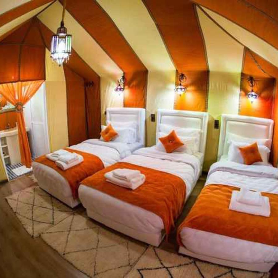 Erg Chebbi Camel Trek Camp Hotel Merzouga Exterior photo